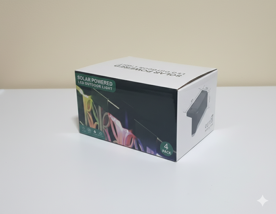 LED Outdoor Wall Lights – 4 Pack