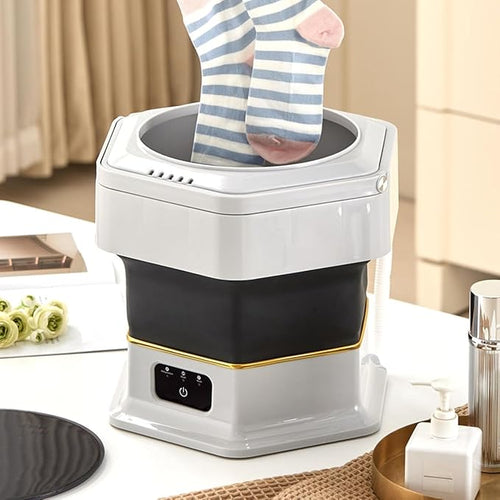 16L Semi Automatic Foldable Washing Machine with Dryer