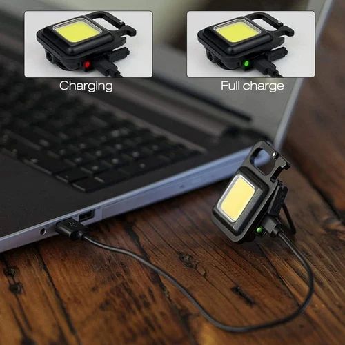 Keychain Work Light Keychain Flashlights 4 Light Modes 500Lumen