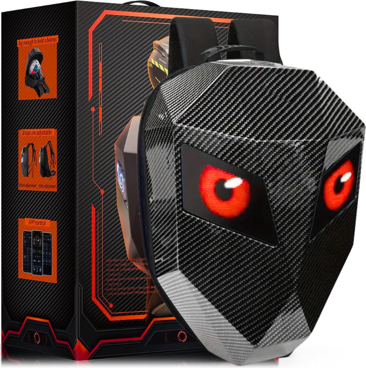 LED Motorcycle Backpack