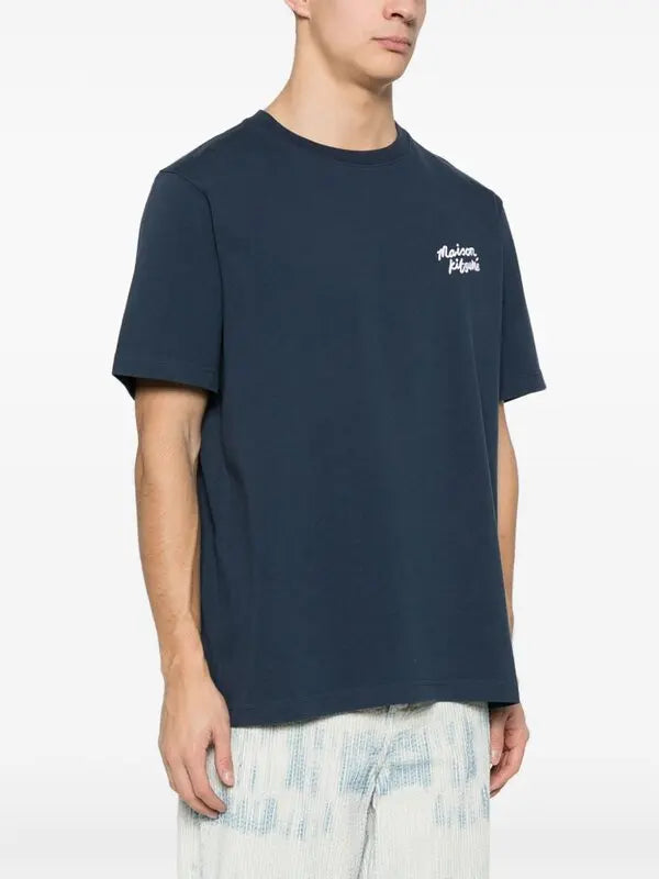 Maison Kitsuné Navy Blue Signature T-Shirt