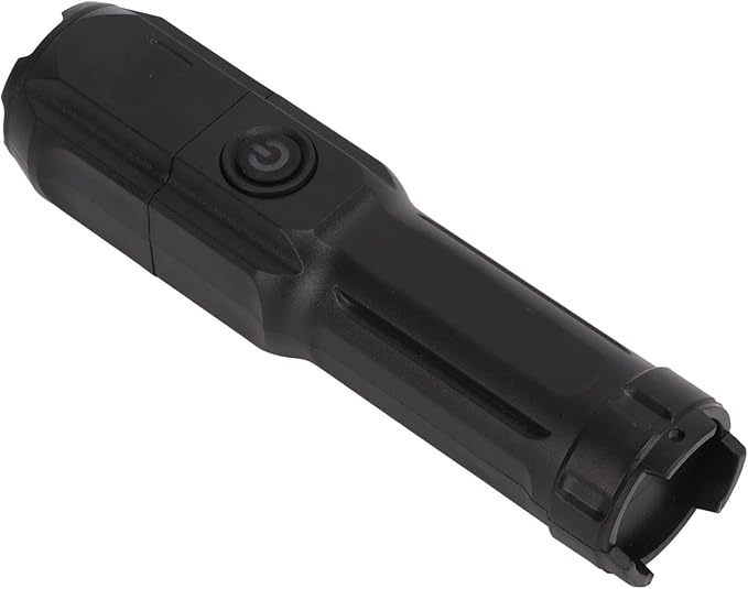 Strong Light Zoom Flashlight, IP65 Waterproof Grade USB Rechargeable Mini Flashlight Long Service Life 1200mAh Lithium Battery for Outdoor Lights